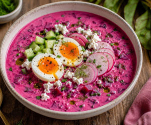 Botwinkowy chłodnik „pink bowl” – najbardziej instagramowy obiad tego sezonu (i wcale nie chodzi tylko o kolor)