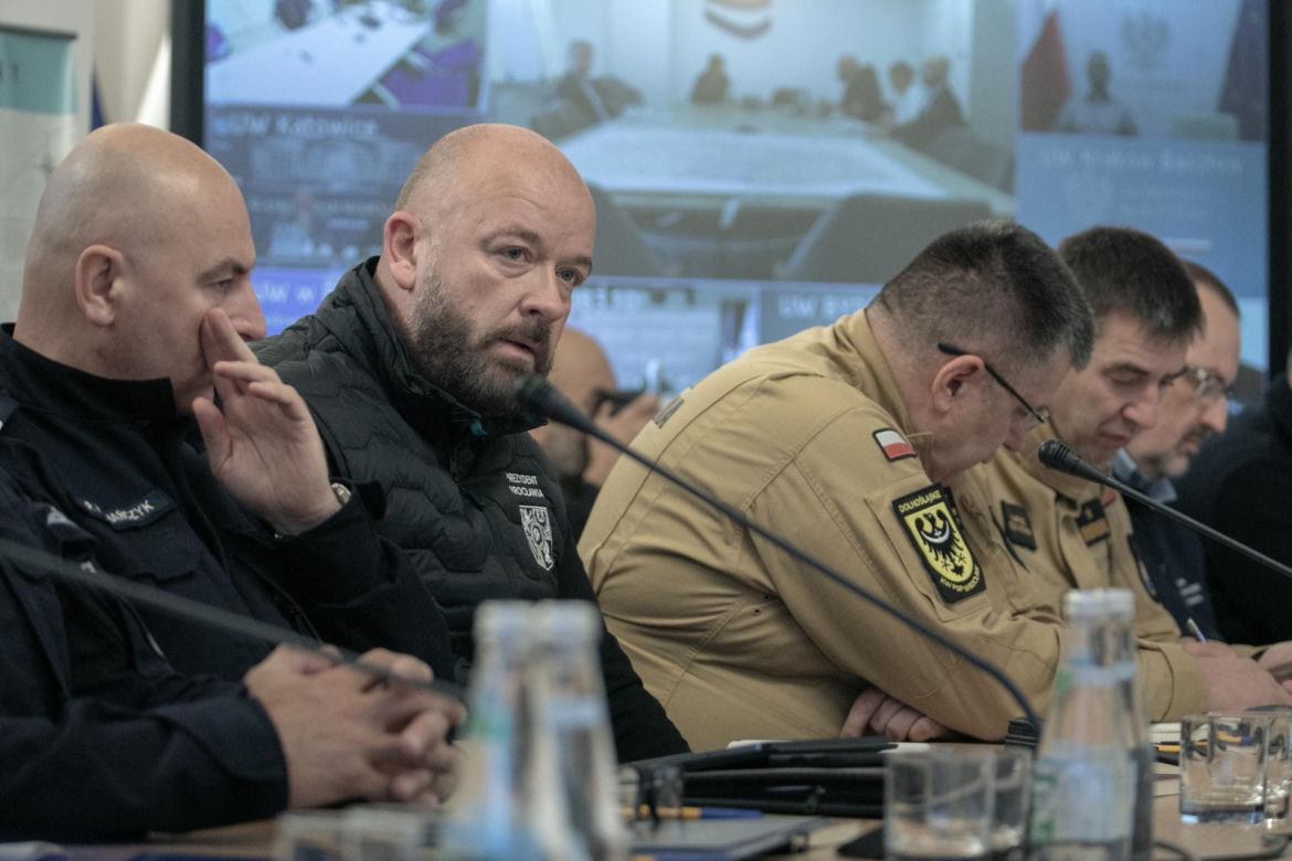 Sztab kryzysowy we Wrocławiu 20.09.2024