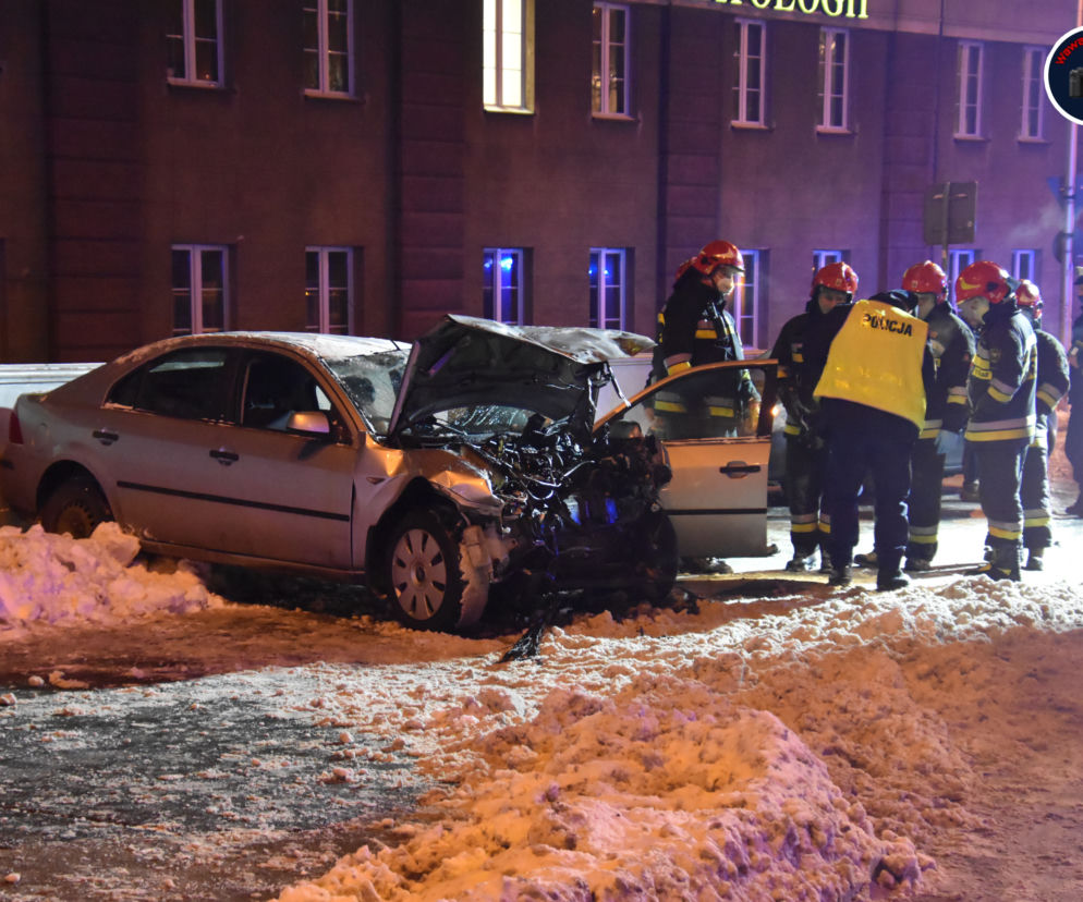 Potworny wypadek na moście Śląsko-Dąbrowskim