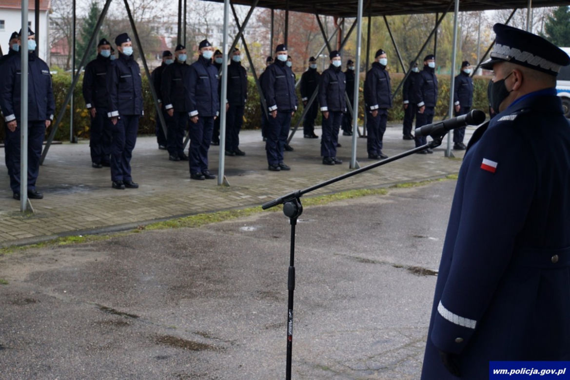 Nowi policjanci na Warmii i Mazurach