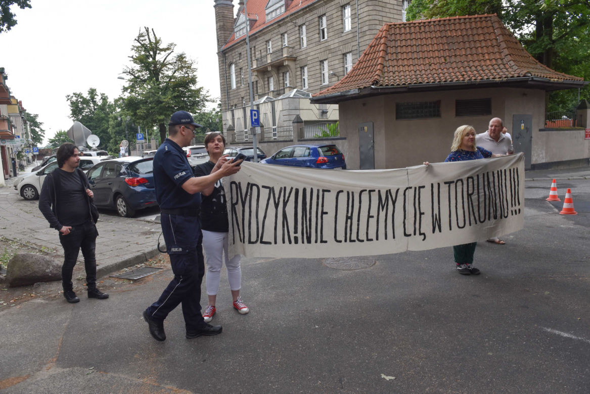 O. Rydzyk, który ponownie stanął przed sądem w Toruniu za nie udzielenie informacji finansowych fundacji Lux Veritatis