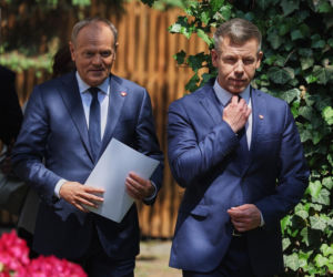Spotkanie Donalda Tuska i Petera Magyara