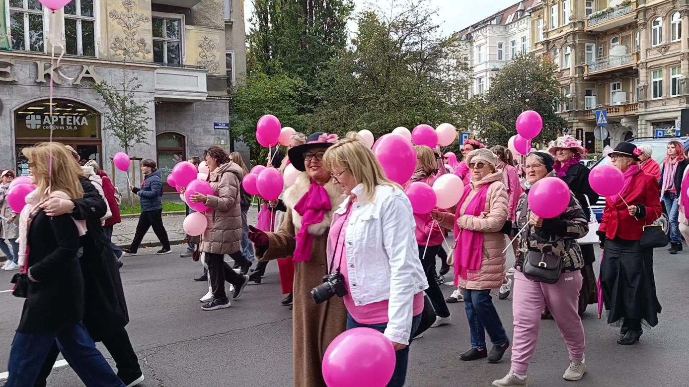 Marsz Różowej Wstążki w Szczecinie
