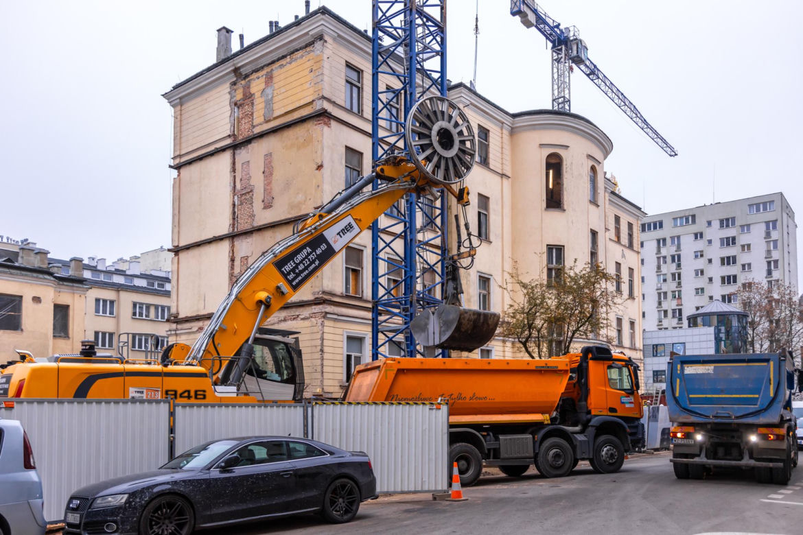 Budowa Muzeum Getta Warszawskiego w Warszawie