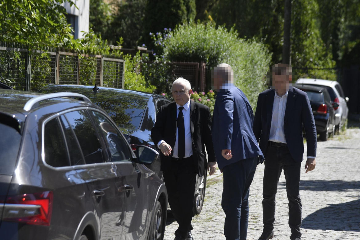 Jarosław Kaczyński z ochroną