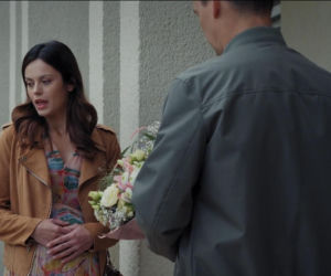 M jak miłość odc. 1915. Kasia (Paulina Lasota), Jakub Karski (Krzysztof Kwiatkowski)(Paulina Lasota)