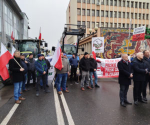 Rolnicy z regionu Siedleckiego protestowali w Siedlcach