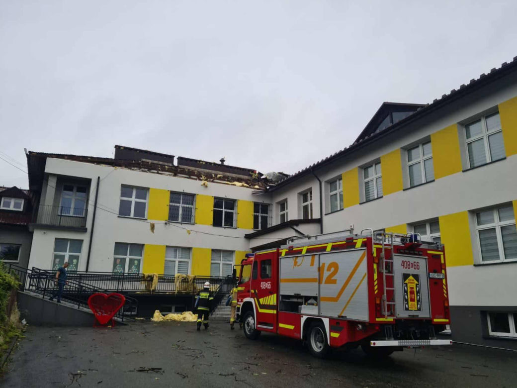 Nawałnice w Małopolsce. Setki interwencji straży pożarnej