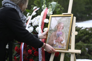 Bożena Dykiel spoczęła na Powązkach Wojskowych