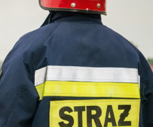Pożar wybuchł w miejscowości Lubomyśl
