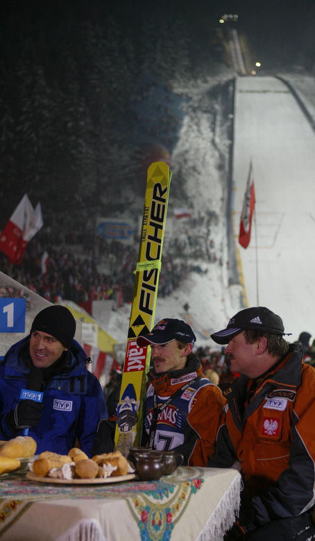 Maciej Kurzajewski i Adam Małysz