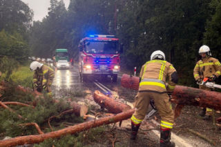 Awarie prądu i zalania. Warmia i Mazury po przejściu nawałnicy