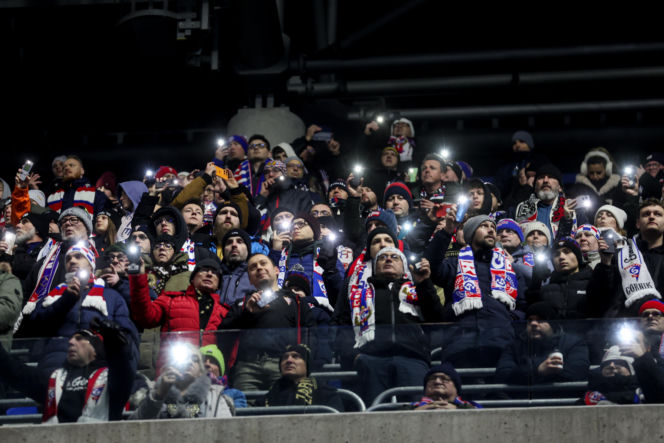 Górnik Zabrze - Pogoń Szczecin: Zdjęcia kibiców z meczu 22. kolejki PKO BP Ekstraklasy