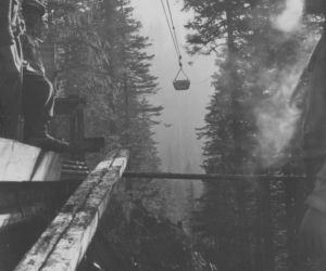 Budowa kolejki na Kasprowy Wierch, rok 1935