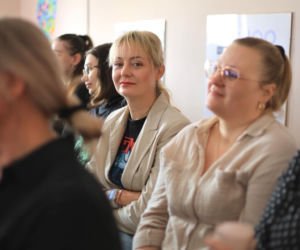 Mariusz Kędzierski na spotkaniu w Grudziądzu