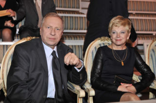 Jerzy Stuhr z żoną Barbarą