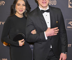 Krzyszof Diablo Włodarczyk z żoną