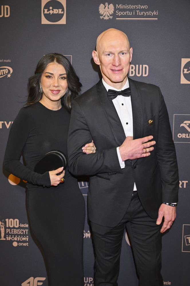 Krzyszof "Diablo" Włodarczyk z żoną