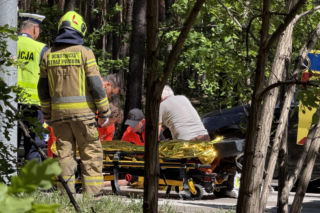 65-latka potrącona na pasach pod Legionowem. Kobieta trafiła do szpitala