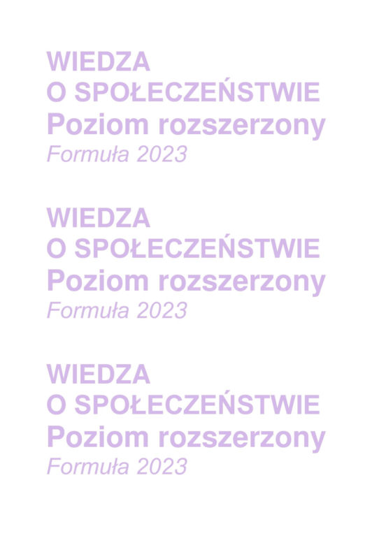 Matura próbna 2026 - WOS. Arkusz CKE