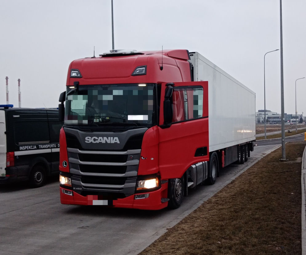 Nielegalny tachograf wykryty w ciężarówce