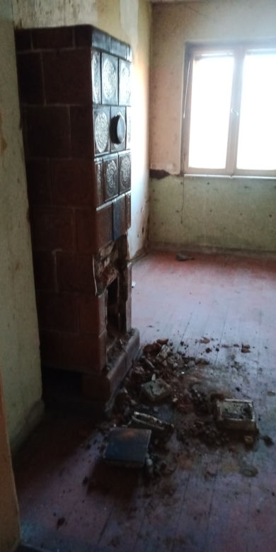 Wysiedlone domy na Krzekowie. W ich miejscu powstanie nowa ulica