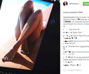 Anna Mucha nago na Instagramie