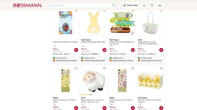 Wielkanocna promocja w Rossmann. Dziesiątki produktów kupisz teraz w niższej cenie