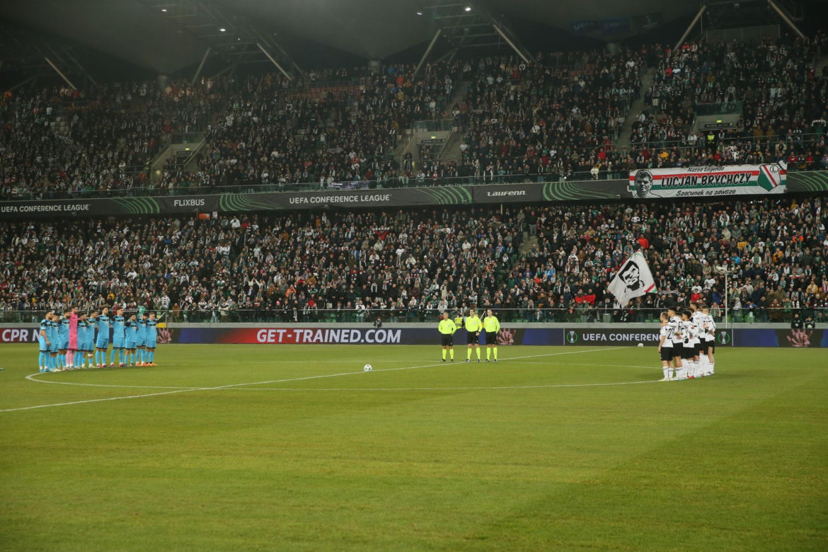 Legia - Lugano pożegnanie Brychczego