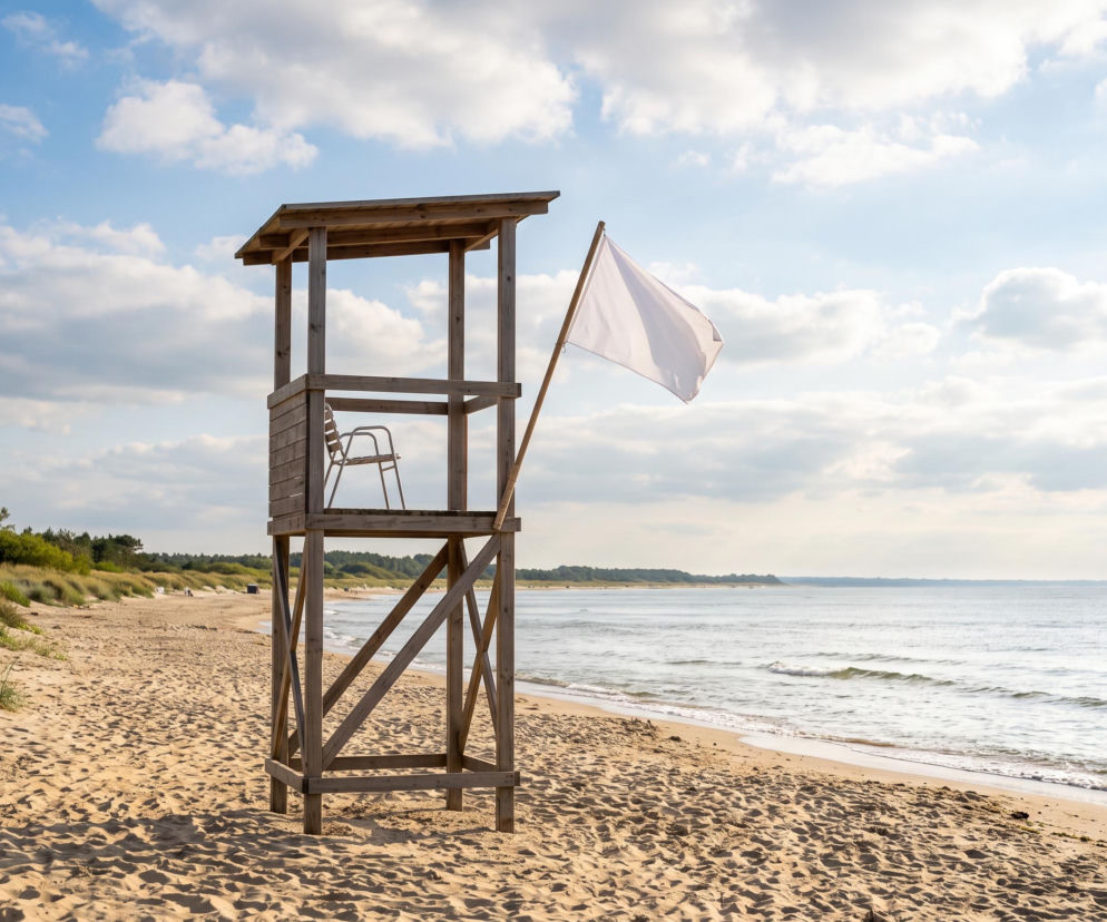 Sinice Rewa. Czy w Rewie można się kąpać 03.08? Flaga, warunki pogodowe
