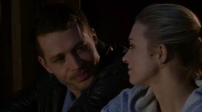 M jak miłość odc. 1080. Joanna (Barbara Kurdej-Szatan), Tomek (Andrzej Młynarczyk)