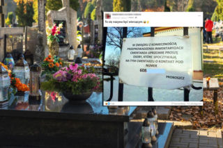 Proboszcz poprosił zmarłych o kontakt