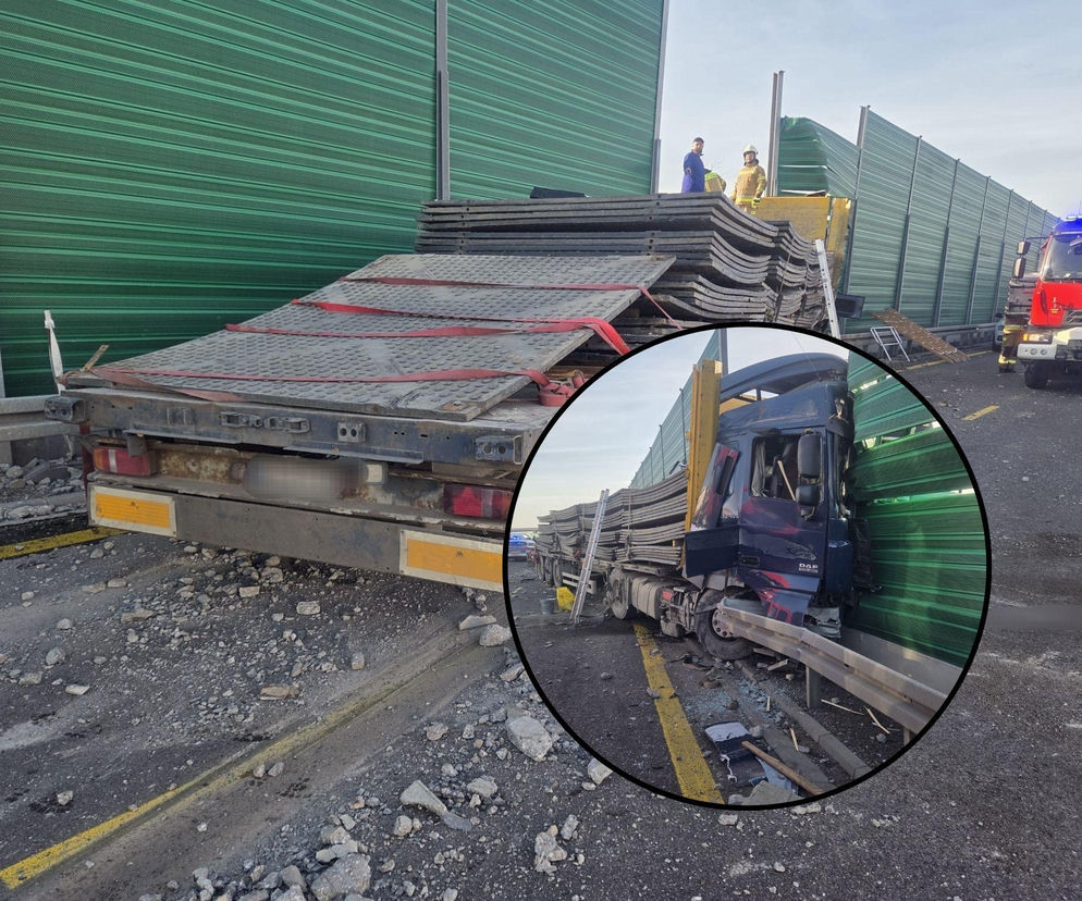 Poważny wypadek na S7. Duże utrudnienia dla kierowców, na miejscu są służby