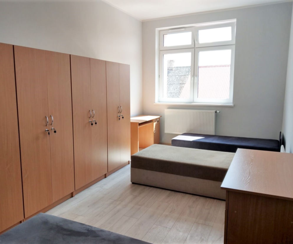 Internat ZS w Lubawie po remoncie pomieszczeń