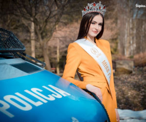 Miss Polski z Katowic wstąpiła na jeden dzień do policji. Anna Maria-Jaromin wzięła udział w teście sprawnościowym