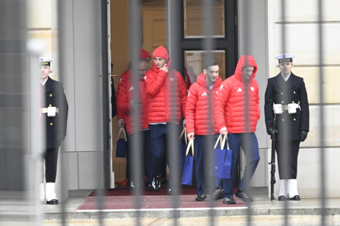 Kacper Tomasiak i skoczkowie u prezydenta