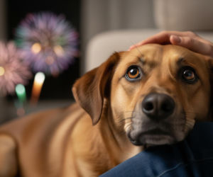 Sylwester a zwierzęta. Czego nie wiesz o psich lękach przed fajerwerkami?