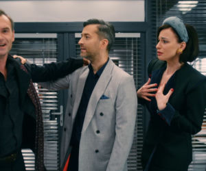 BrzydUla 2 odc. 75. Paulina (Maja Hirsch), Aleks Febo (Mariusz Zaniewski), Marek (Filip Bobek)