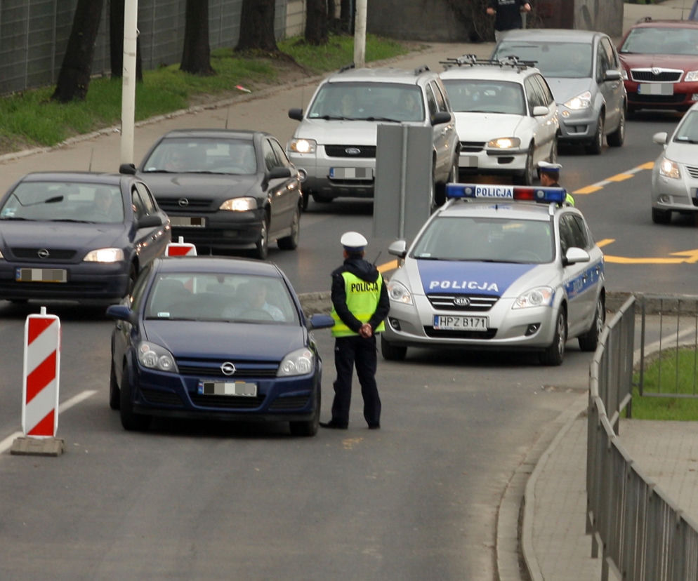 utrudnienia w ruchu, policja