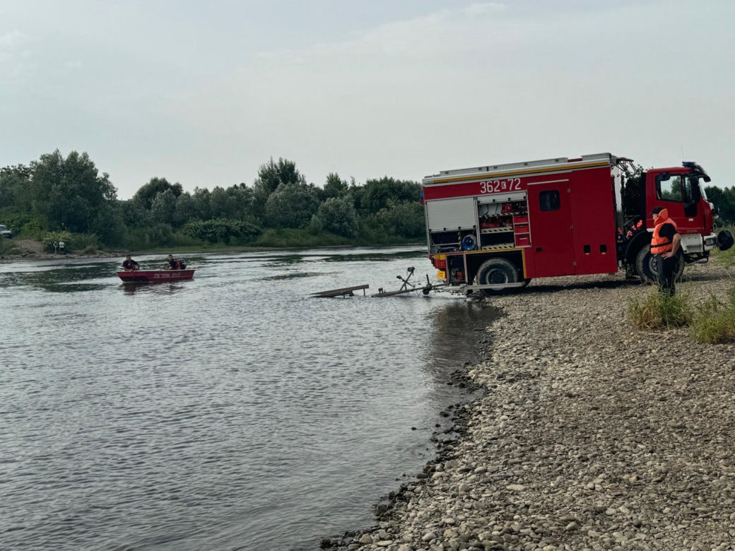 Akcja ratunkowa na Dunajcu w Błoniu 30.06.2024r.