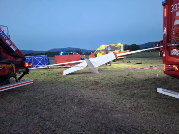 Lot zakończył się katastrofą. Aeroklub pogrążony w żałobie.  Jest oświadczenie