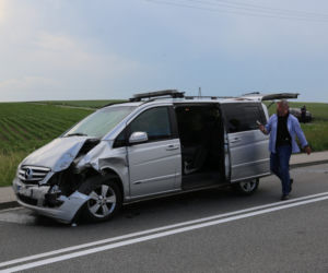 Kolizja z udziałem busa Służby Ochrony Państwa