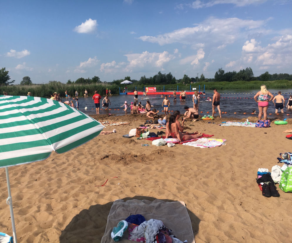 plaża w Białobrzegach 