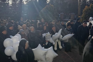 Pogrzeb Ireny Rupińskiej i jej wnuczka