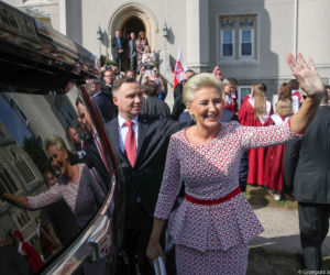 Kreacje Agaty Dudy podczas wizyty w USA