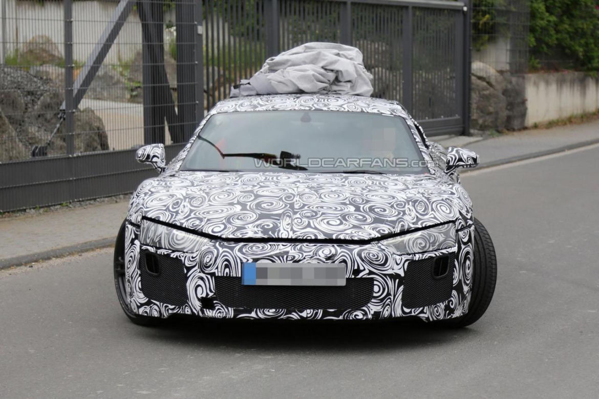Audi R8 2015 - zdjęcia szpiegowskie
