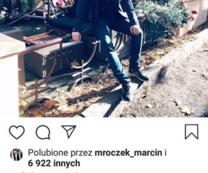 Rafał Mroczek dał zagadkę dla swoich fanów, żeby zgadli kto wrzucił podobne zdjęcie z tego samego miejsca.