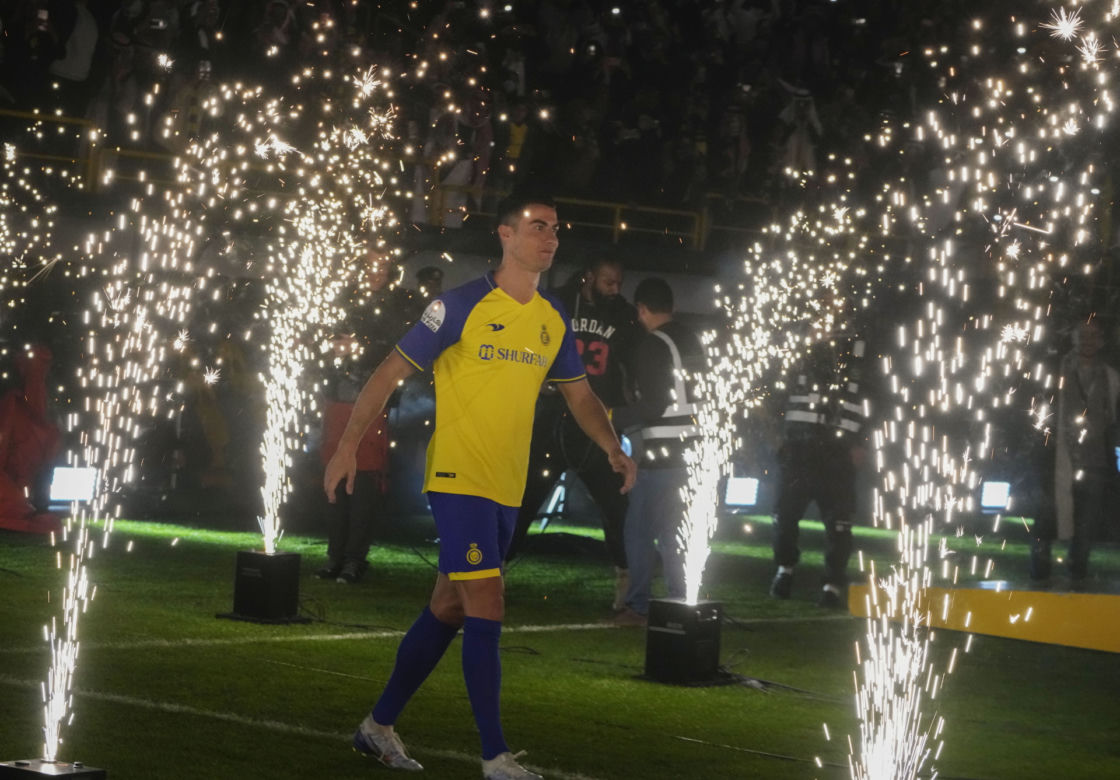 powitanie Cristiano Ronaldo w Al-Nassr