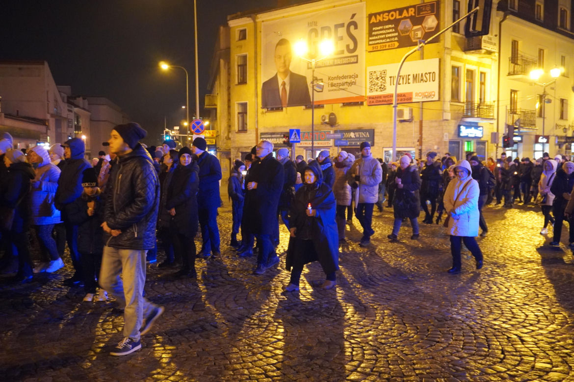 Miejska Droga Krzyżowa w Białymstoku 2024 [ZDJĘCIA]