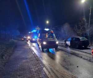 Wypadek Iłżecka 19.12.21 Starachowice
